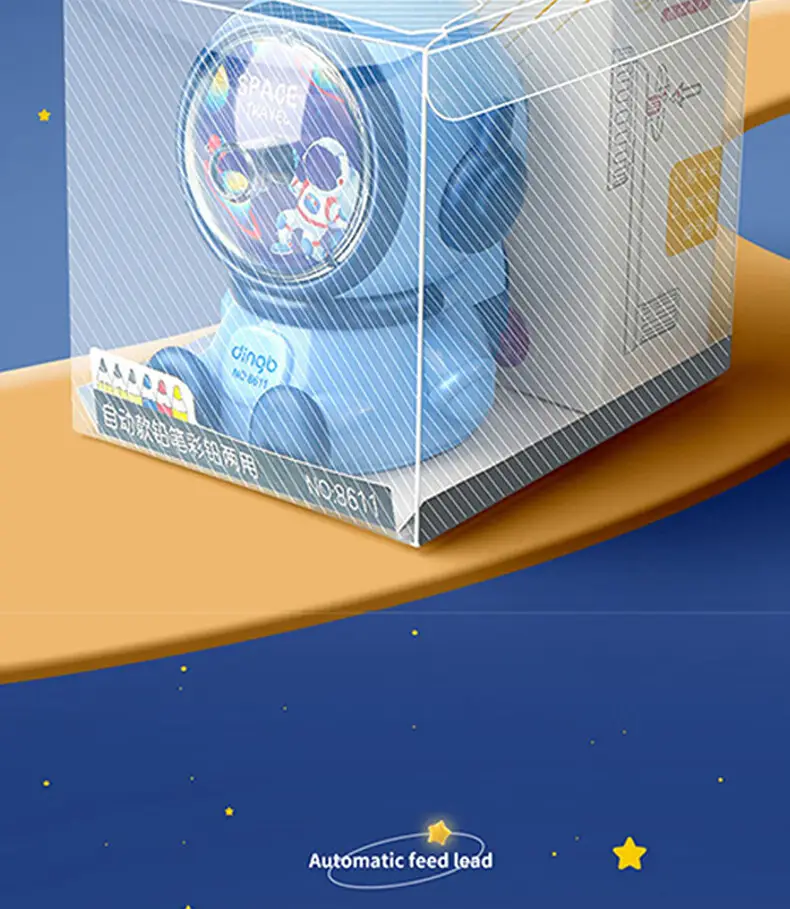 Astronaut Primary School Student Pencil Sharpener Hand Pencil Sharpener Children Pencil Sharpener Automatic Lead Durable Pencil Sharpener — feature 22