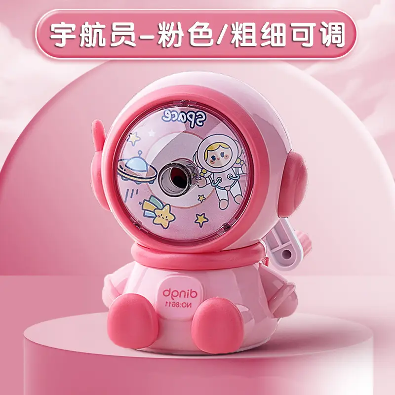 Astronaut Primary School Student Pencil Sharpener Hand Pencil Sharpener Children Pencil Sharpener Automatic Lead Durable Pencil Sharpener