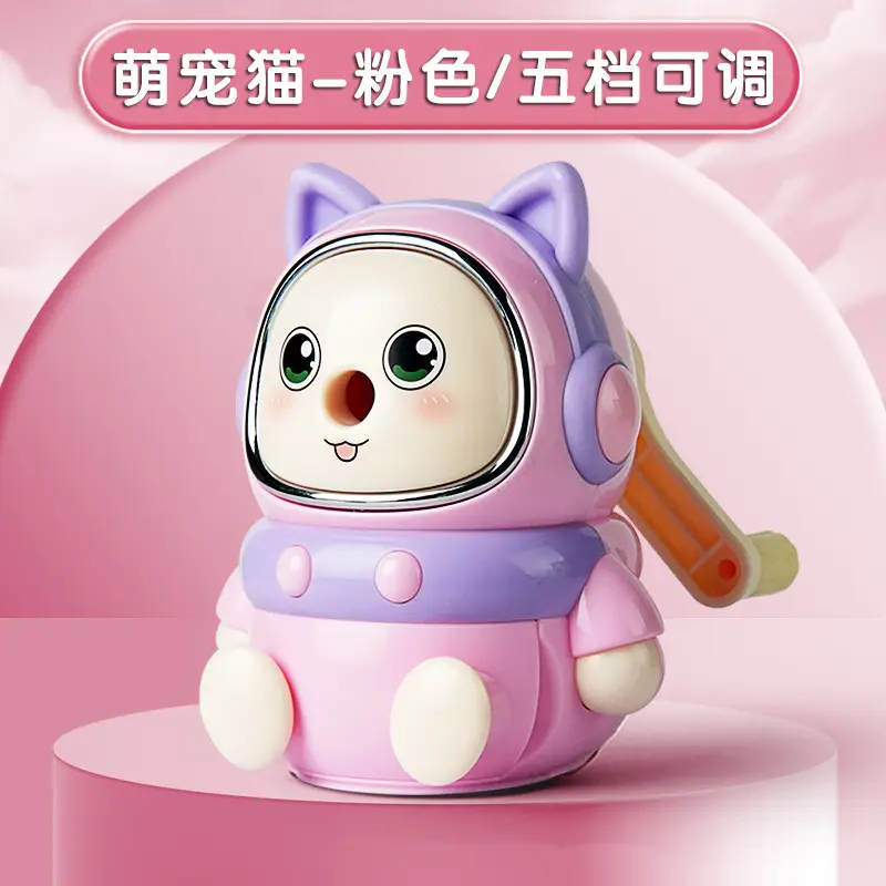 Astronaut Primary School Student Pencil Sharpener Hand Pencil Sharpener Children Pencil Sharpener Automatic Lead Durable Pencil Sharpener