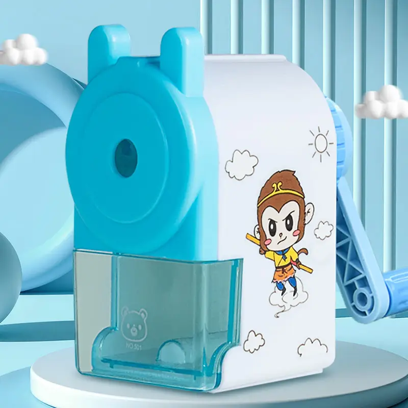 Astronaut Primary School Student Pencil Sharpener Hand Pencil Sharpener Children Pencil Sharpener Automatic Lead Durable Pencil Sharpener
