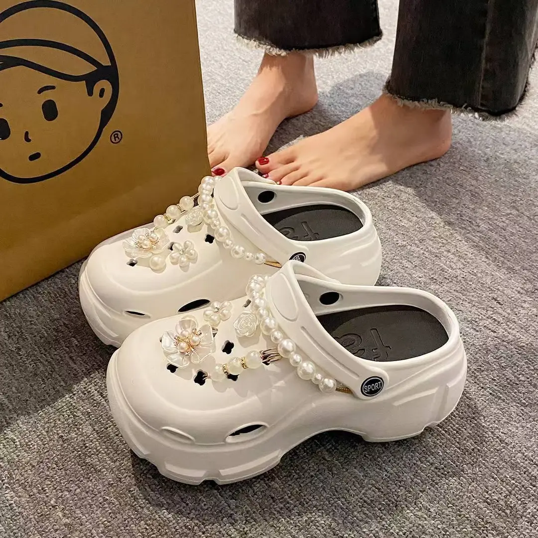 Thick-Soled Eva Clogs for Women, 2026 New Model, Non-Slip, Comfortable Beach Sandals for Summer