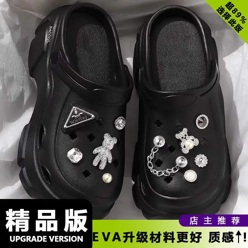 Thick-Soled Eva Clogs for Women, 2026 New Model, Non-Slip, Comfortable Beach Sandals for Summer