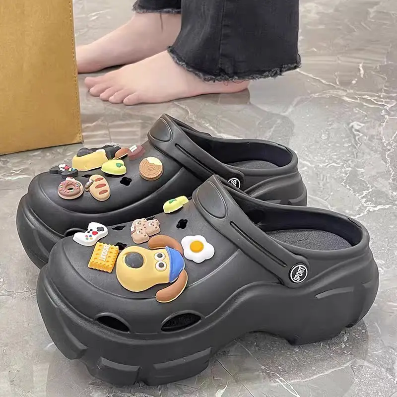 Thick-Soled Eva Clogs for Women, 2026 New Model, Non-Slip, Comfortable Beach Sandals for Summer