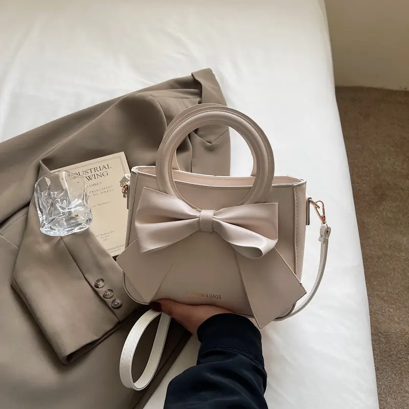 Pink Bow Handbag for Women 2025 Trendy - Image 2