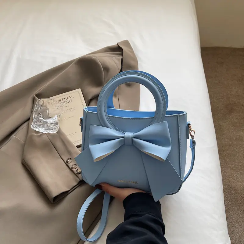 Pink Bow Handbag for Women 2025 Trendy - Image 3