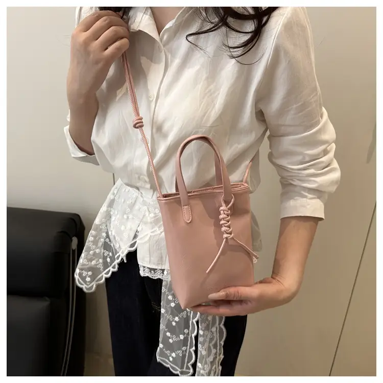 Women Silver Crossbody Bag with Handle Luggage Leather Goods — feature 15