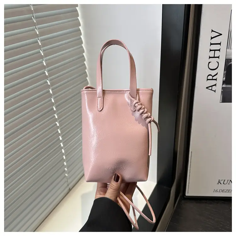 Women Silver Crossbody Bag with Handle Luggage Leather Goods — feature 26