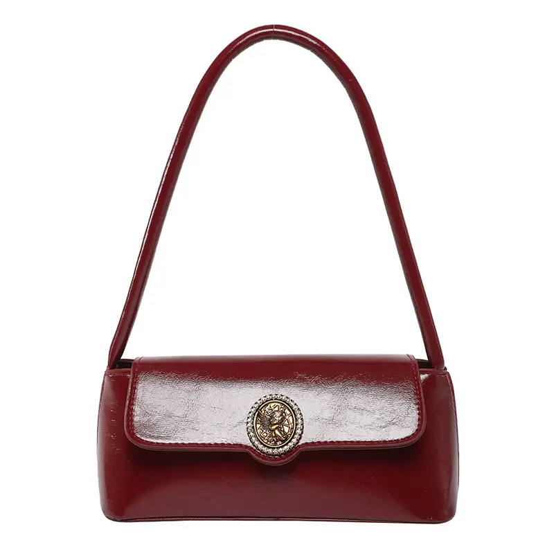 New French Style Retro Underarm Bag Women's Fashion Light Luxury Simple Hand Bag - Image 10