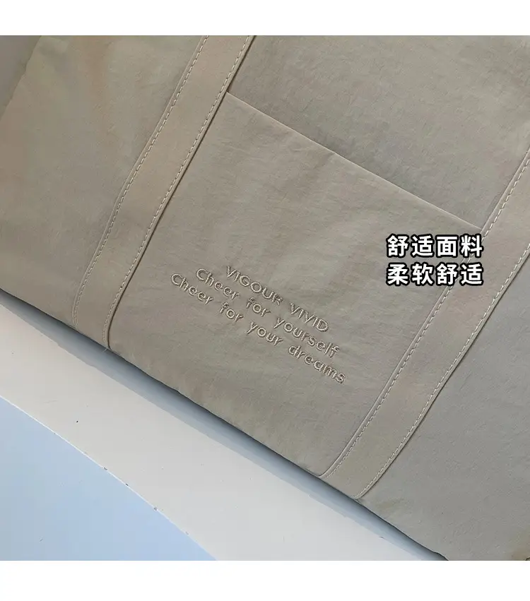 Yellow Zipper Shoulder Bag for Women Travel Shopping — feature 3