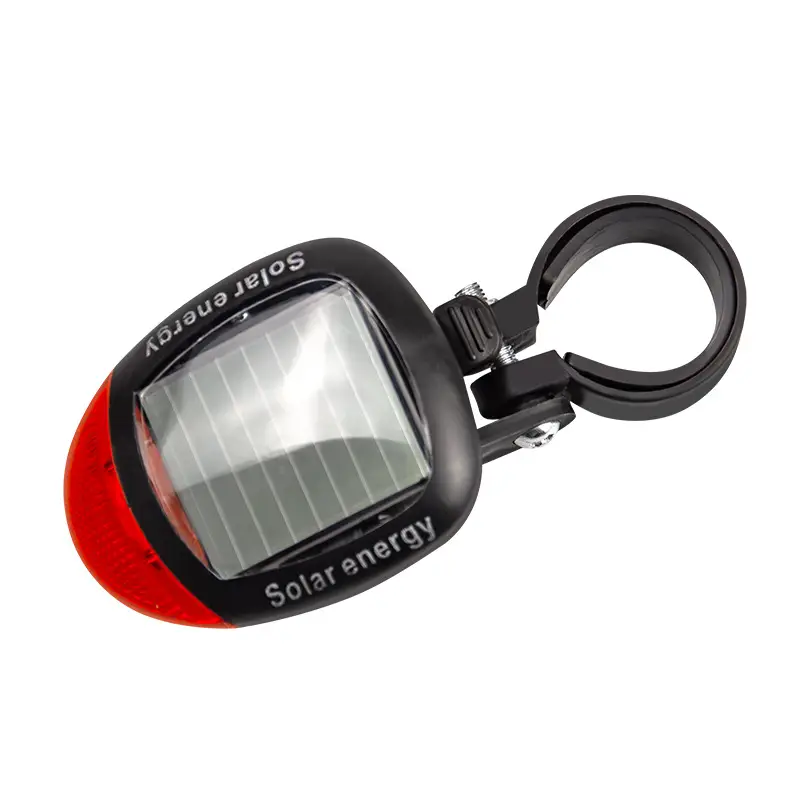 Bicycle Solar Tail Light Road Bike Night Riding Warning Light Charging Car Tail Light Mountain Bike Riding Equipment Accessories