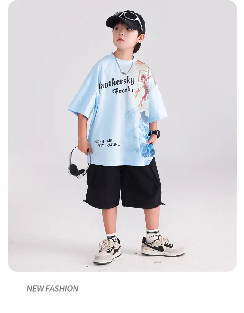 Boys Summer Nezha Pure Cotton T-Shirt 2026 — feature 10