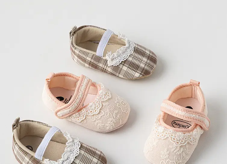 Baby Lace Shoes 3-6M Soft Soled Learning — feature 2