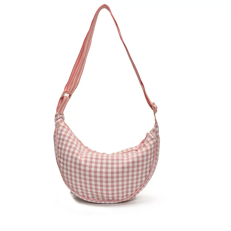 2025 Summer Yellow Checkered Shoulder Crossbody Bag - Image 9