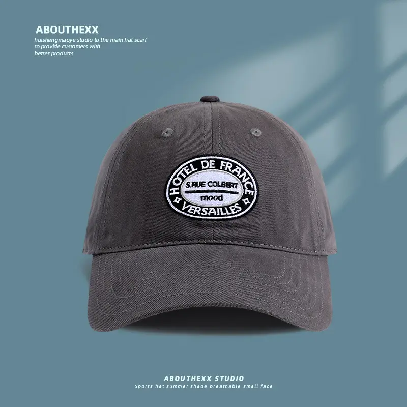 Pink American Retro Letter Cap Women - Image 4
