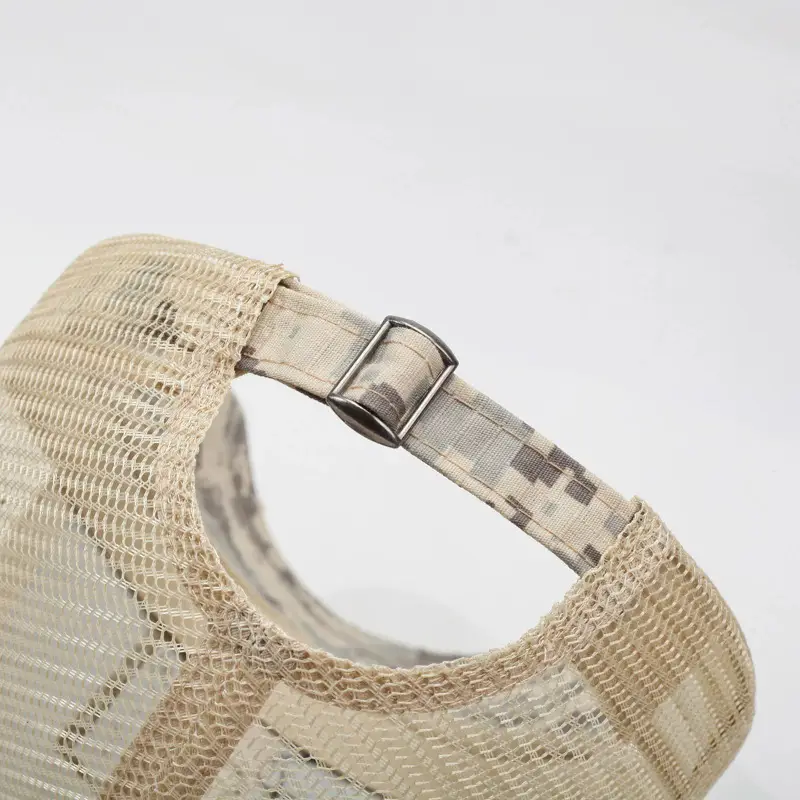 Tactical Camouflage Baseball Cap with Velcro & Mesh - Image 8