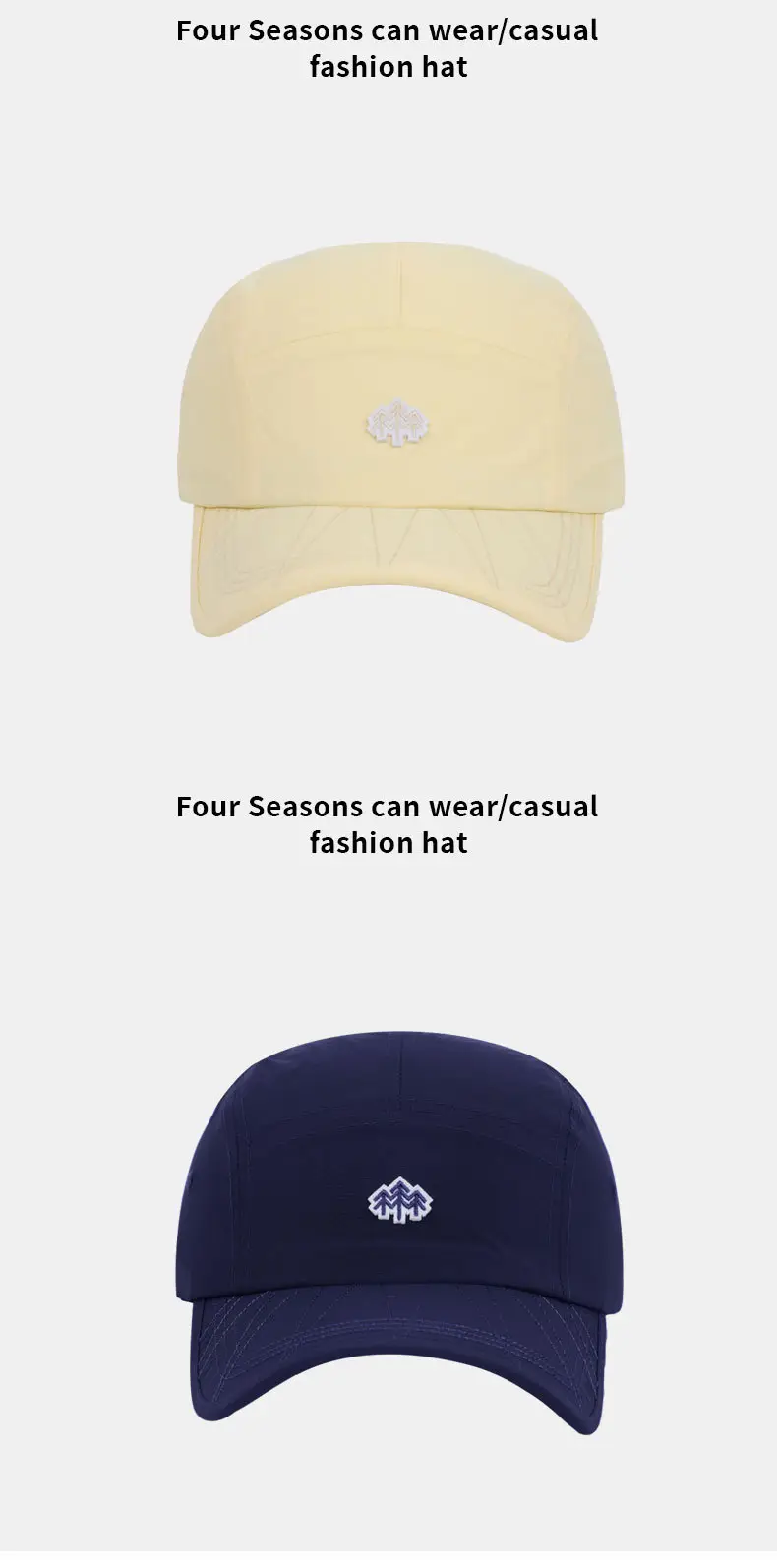 Men Embroidered Baseball Cap Beige Quick-Dry — feature 12