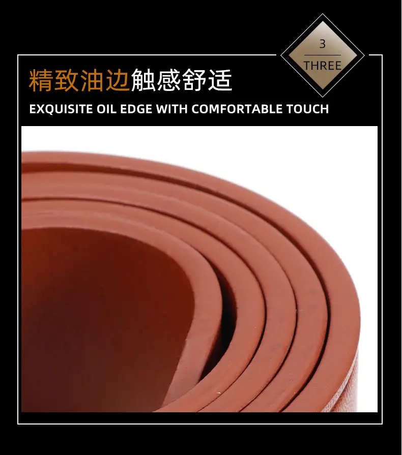 Men Genuine Leather Retro Brown Belt with Cross Buckle — feature 10