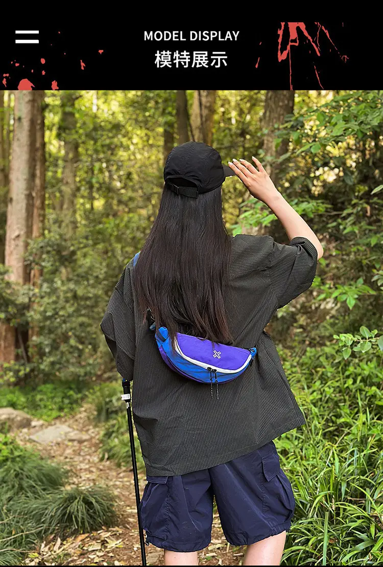 Women's Blue Crossbody Phone Bag with Strap — feature 8