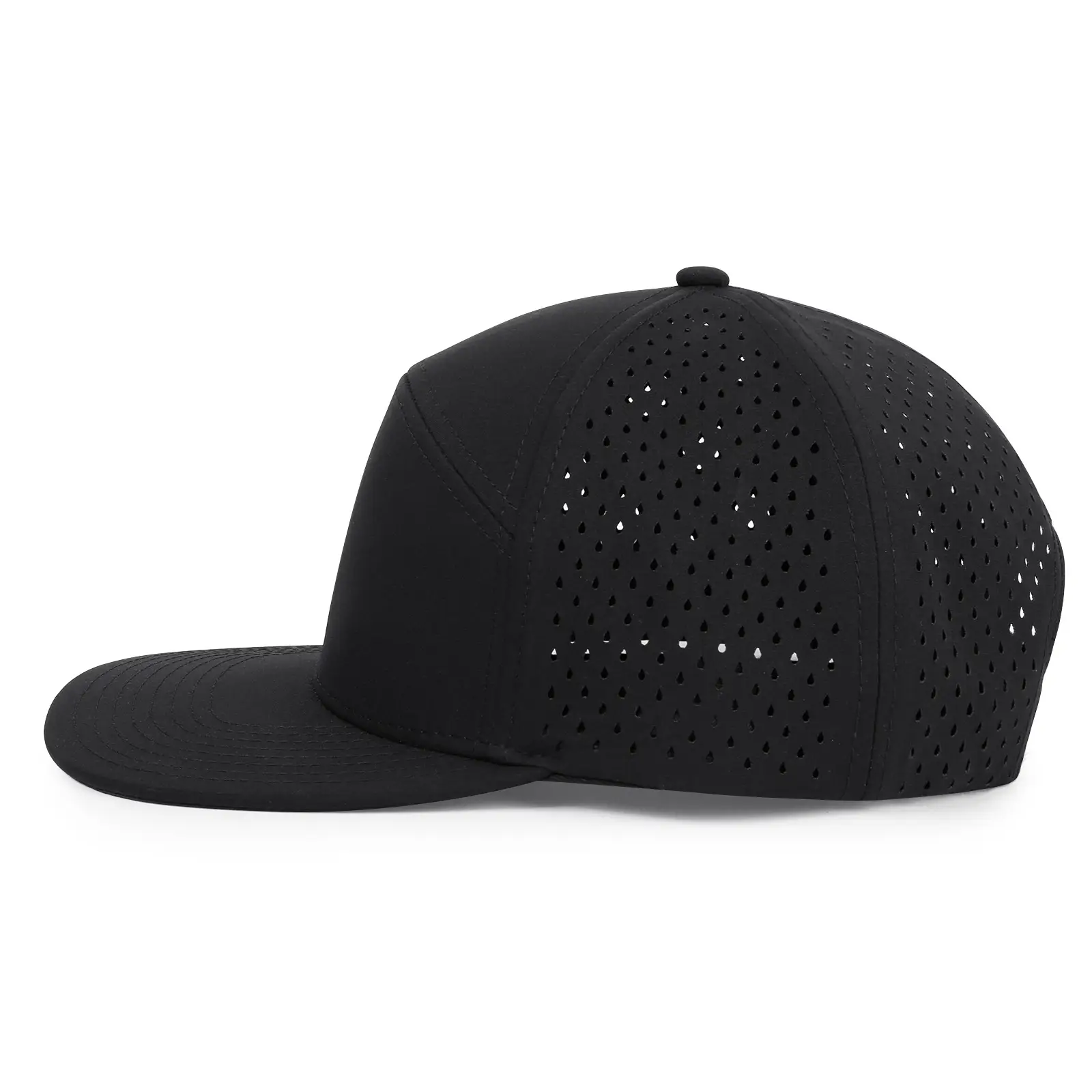 Black Polyester Sunscreen Hat for Men Outdoor Use - Image 15