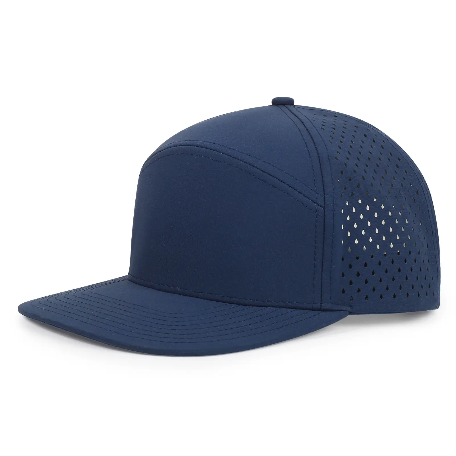 Black Polyester Sunscreen Hat for Men Outdoor Use - Image 2