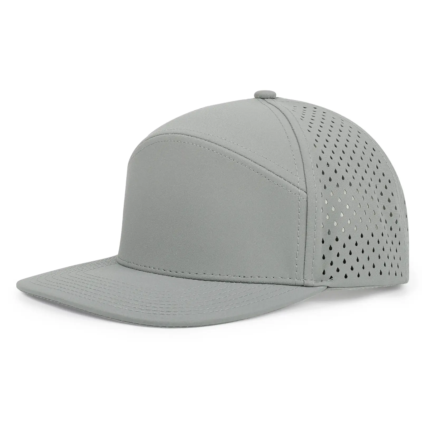 Black Polyester Sunscreen Hat for Men Outdoor Use - Image 3