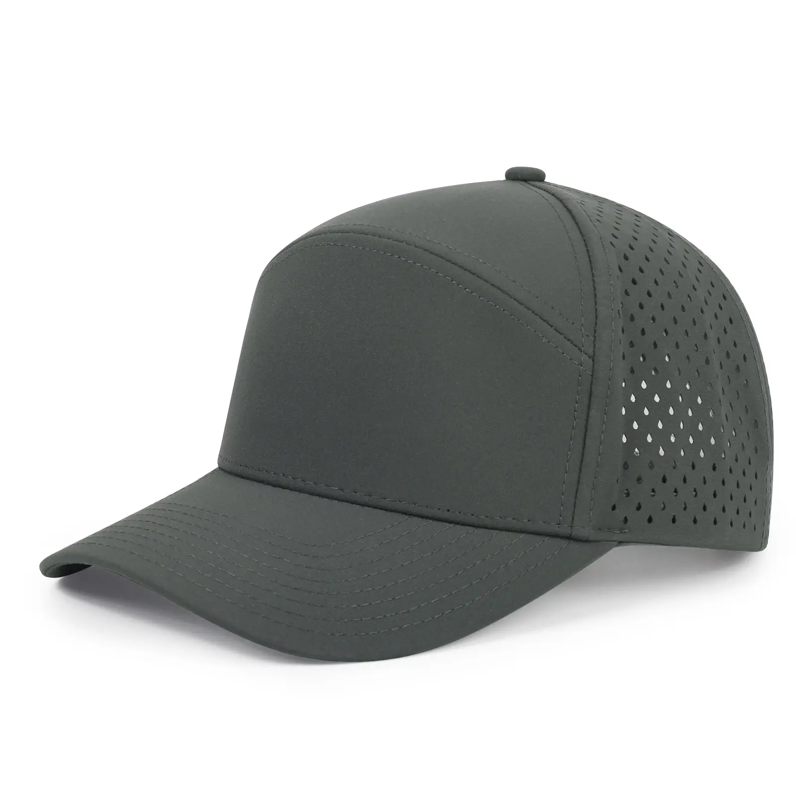 Black Polyester Sunscreen Hat for Men Outdoor Use - Image 9