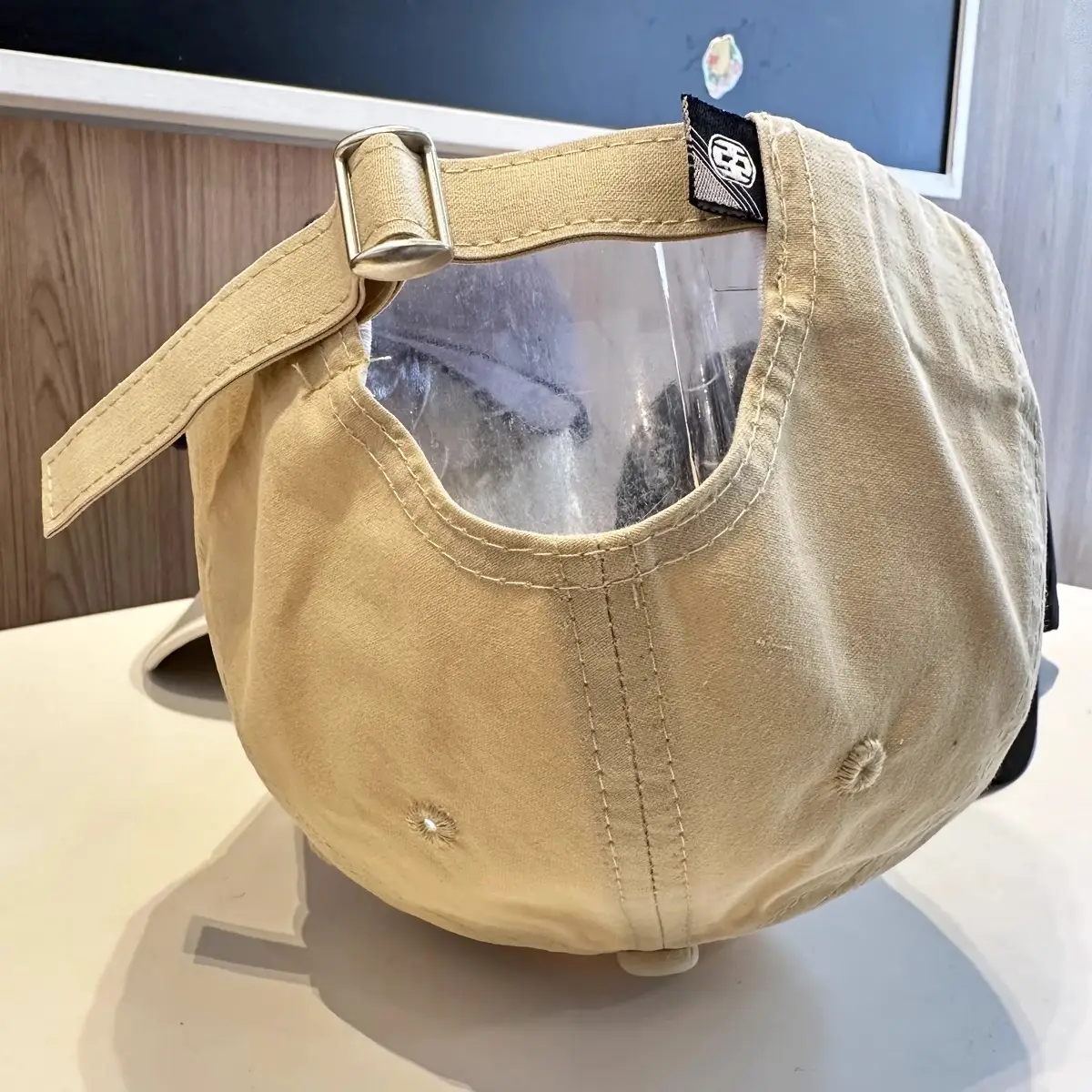 Beige Cat Embroidered Baseball Cap for Women — feature 12