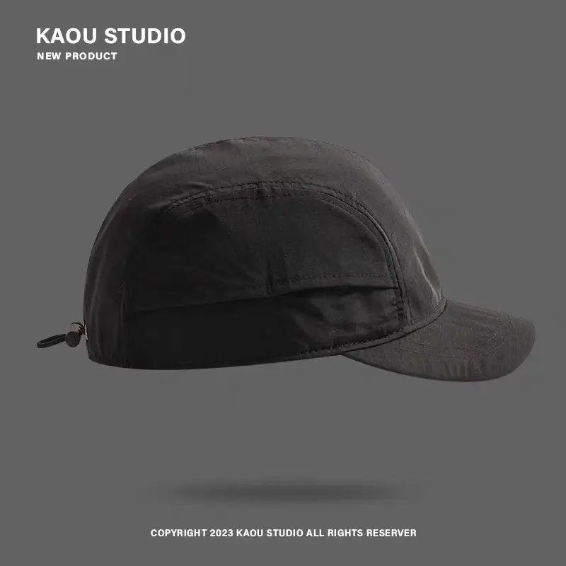Men Japanese Style Thin Summer Baseball Cap Tan