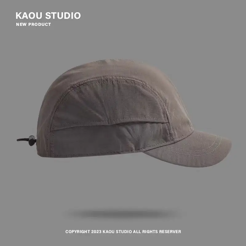 Men Japanese Style Thin Summer Baseball Cap Tan — feature 7