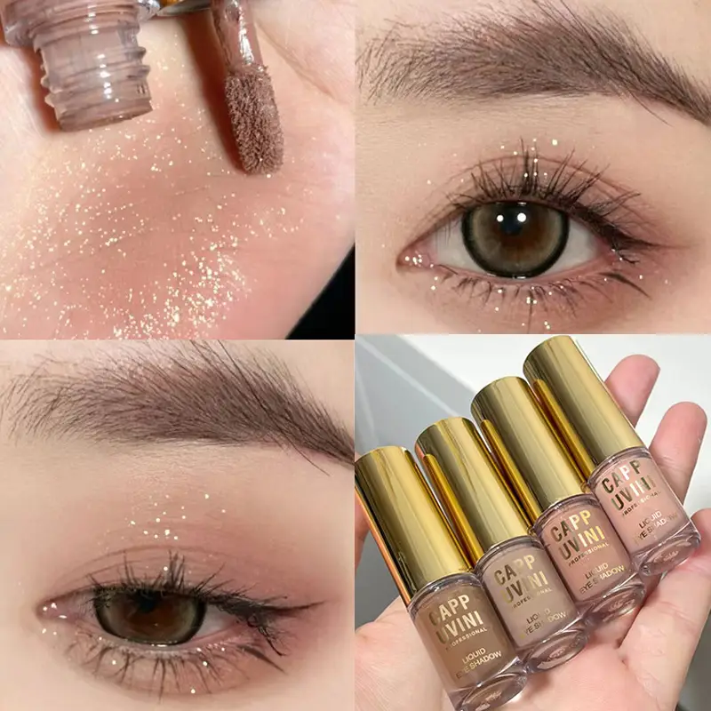 Cappuvini Liquid Eye Shadow Flash Highlighter Monochrome Base - Image 11