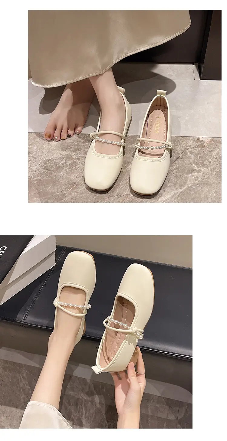 Shoes Women's Flat 2025 New Spring and Summer National Style Elegant Lace Hollow Breathable Skirt Cheongsam Bean Shoes — feature 10