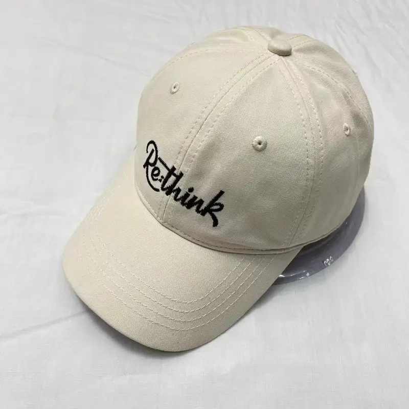 Men Black "Think" Cap Summer 2025 - Image 9