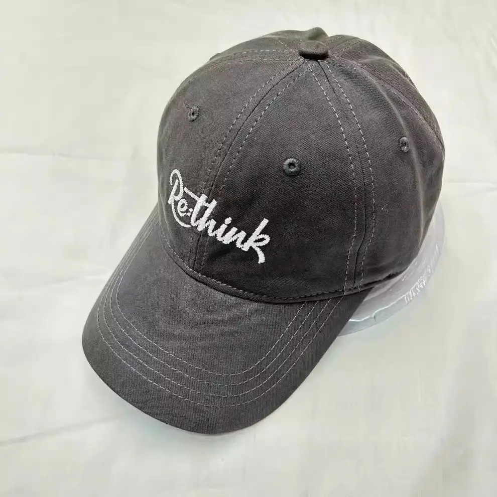 Men Black "Think" Cap Summer 2025 — feature 3