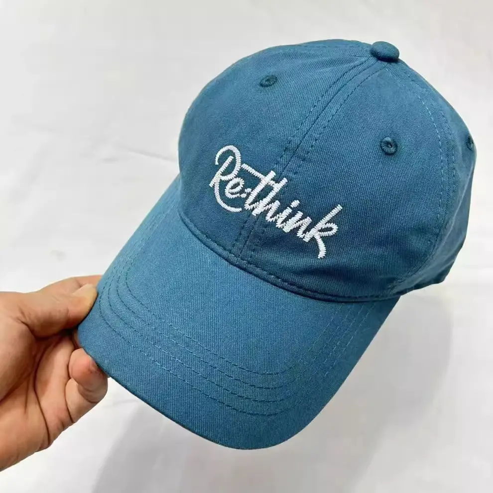 Men Black "Think" Cap Summer 2025 — feature 5