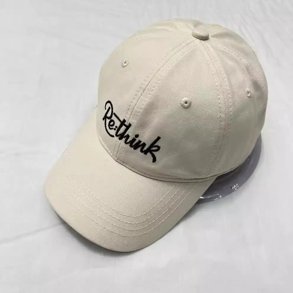 Men Black "Think" Cap Summer 2025 — feature 6
