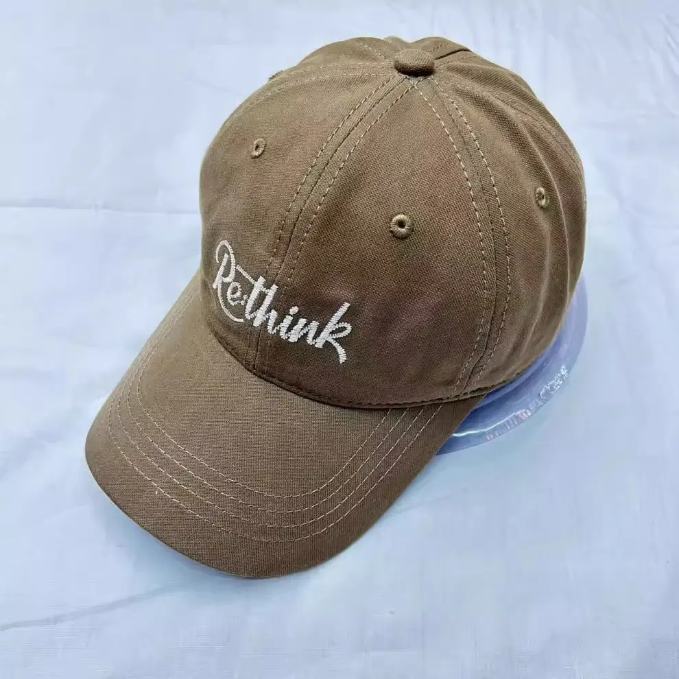 Men Black "Think" Cap Summer 2025 — feature 7