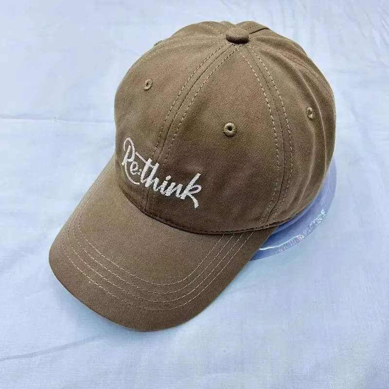 Men Black "Think" Cap Summer 2025 - Image 6