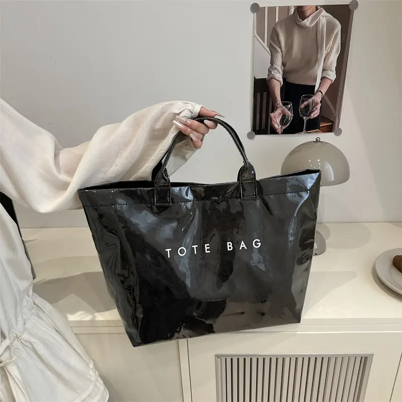 Jelly Pvc Shoulder Bag Large Capacity Water-Repellent - Image 6