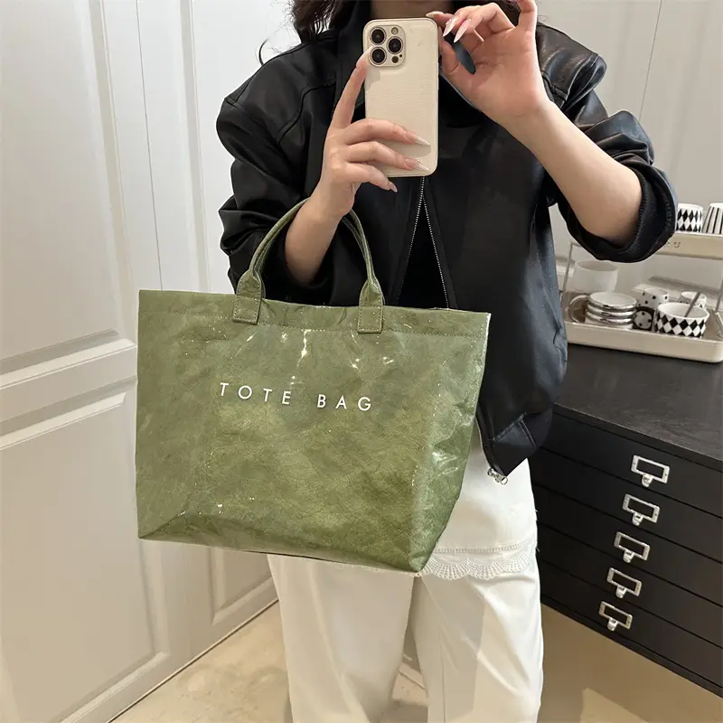 Jelly Pvc Shoulder Bag Large Capacity Water-Repellent - Image 9