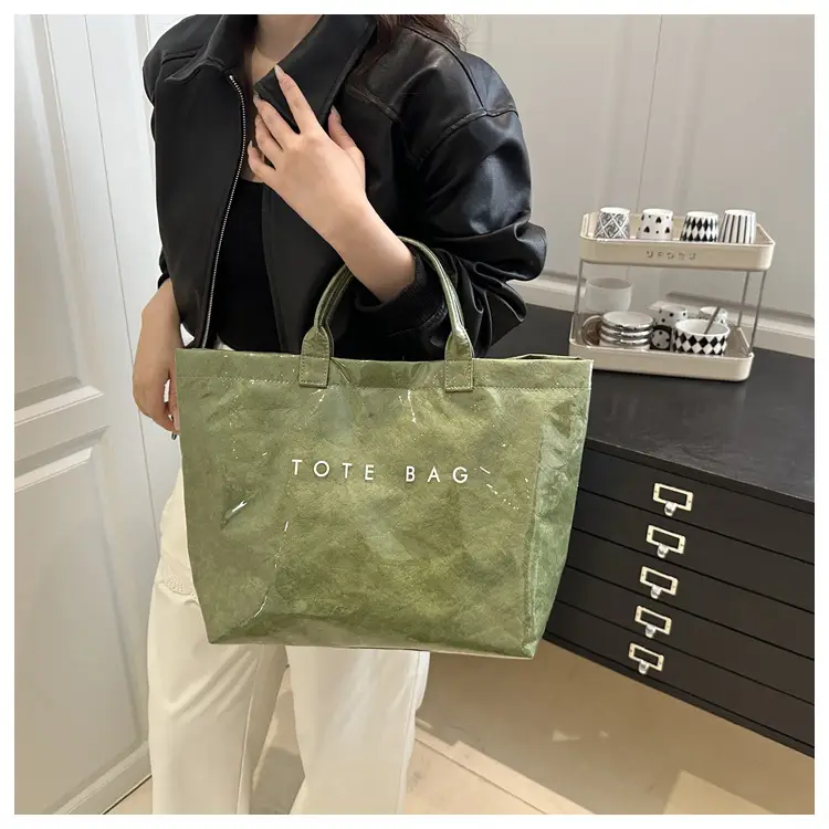 Jelly Pvc Shoulder Bag Large Capacity Water-Repellent — feature 11