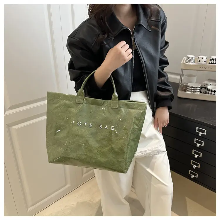 Jelly Pvc Shoulder Bag Large Capacity Water-Repellent — feature 12