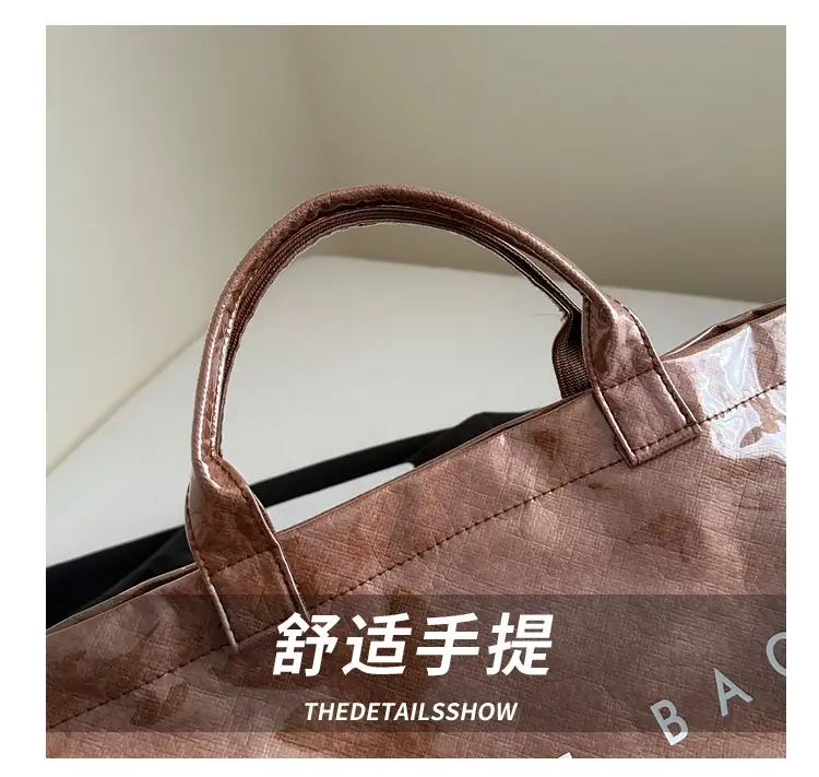 Jelly Pvc Shoulder Bag Large Capacity Water-Repellent — feature 4