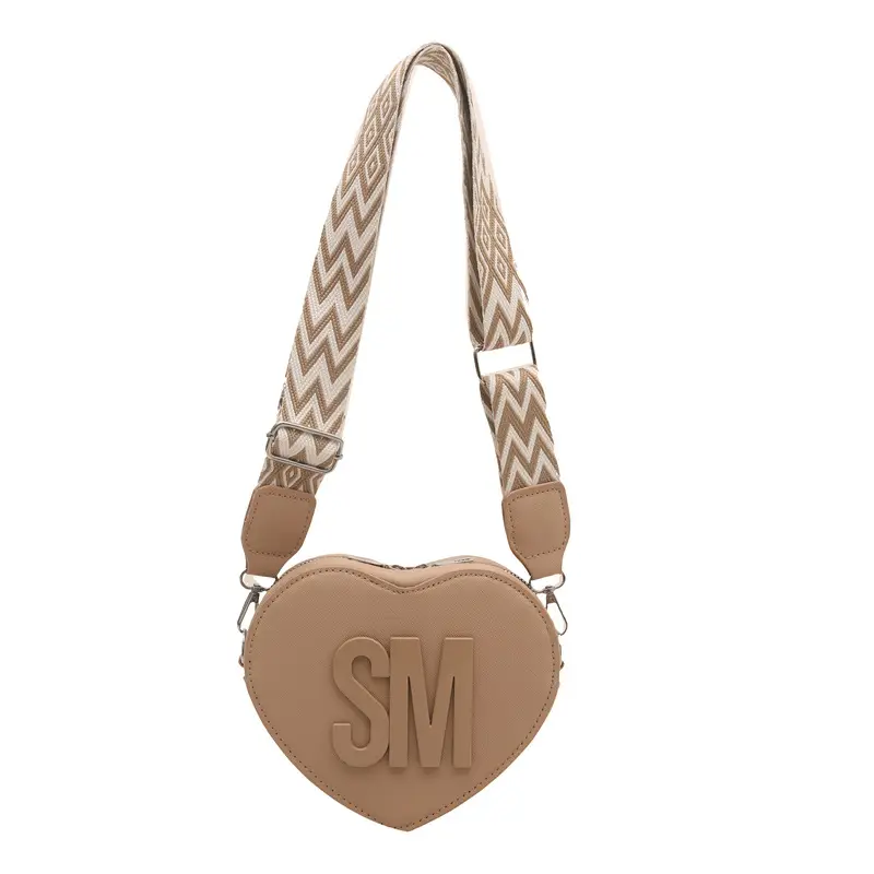 Sweet Heart Crossbody Bag Pink Women - Image 9