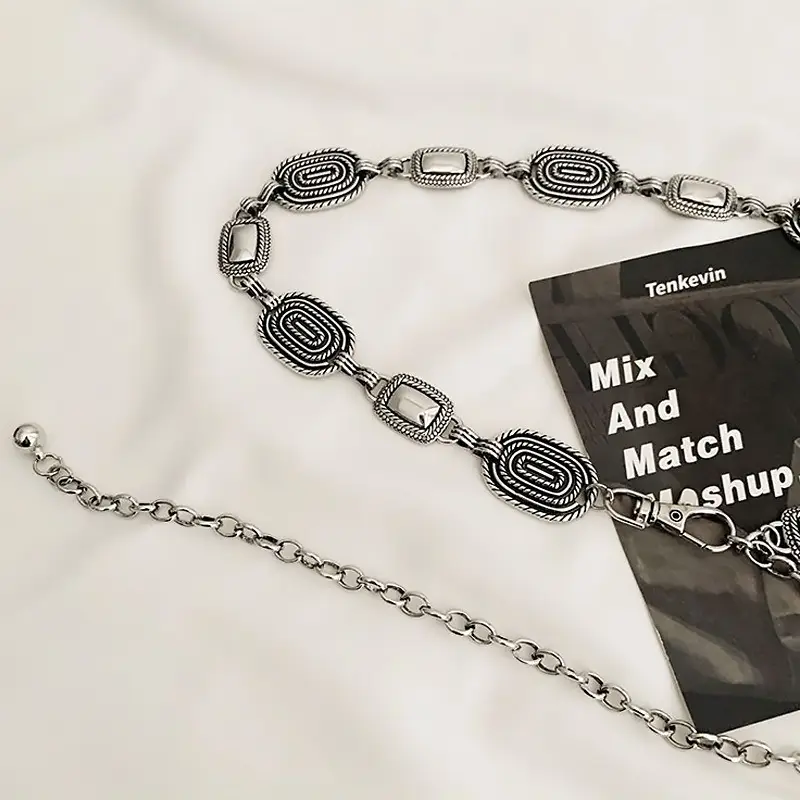 Retro Metal Crossbody Belt for Women Summer - Image 4