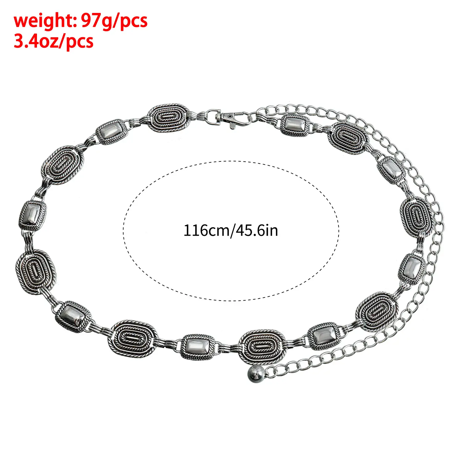 Retro Metal Crossbody Belt for Women Summer - Image 6