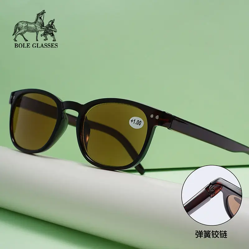 Transparent Light Brown Sunglasses for Women C5 - Image 9