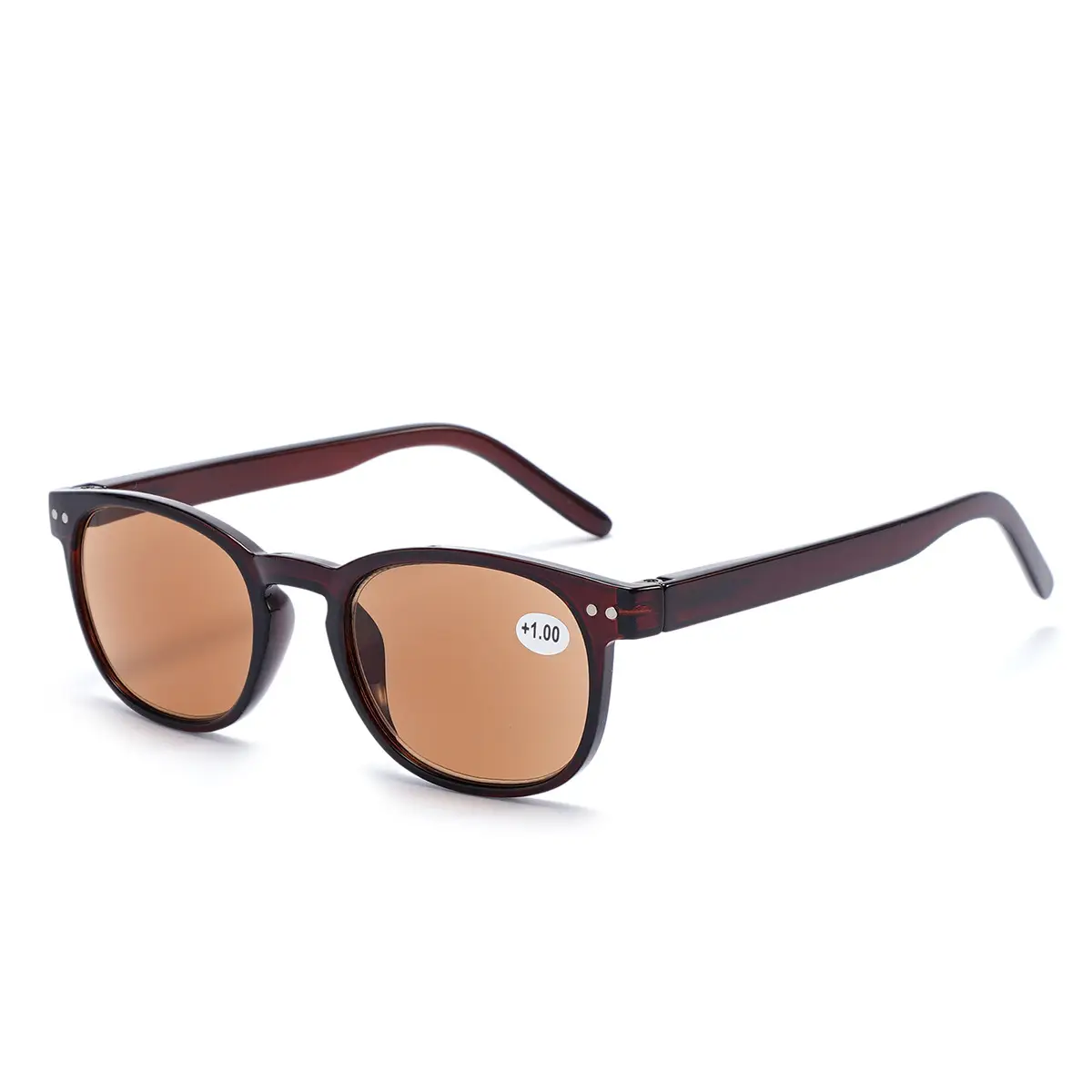 Transparent Light Brown Sunglasses for Women C5 - Image 12