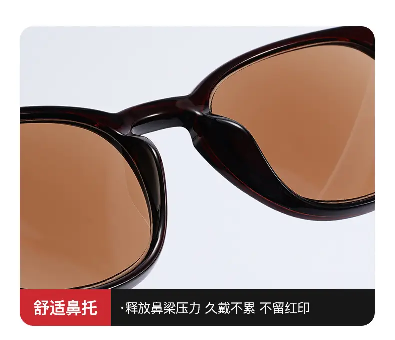 Transparent Light Brown Sunglasses for Women C5 — feature 10