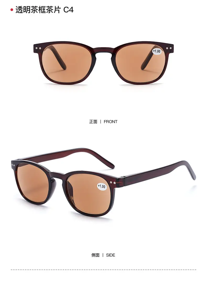 Transparent Light Brown Sunglasses for Women C5 — feature 15