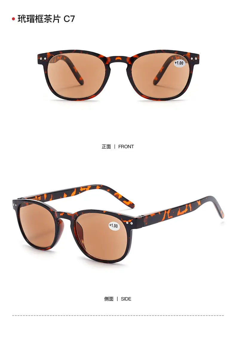 Transparent Light Brown Sunglasses for Women C5 — feature 18